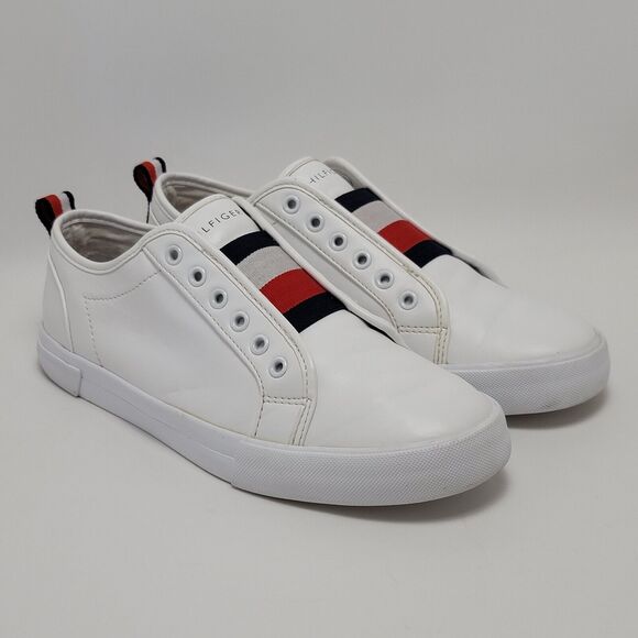 Tommy Hilfiger TWLETTY Womens White Slip On Low Top No Lace Up Sneaker Size 8.5M - Picture 10 of 13